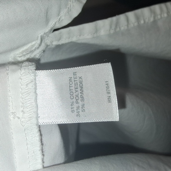 J. Jill White Shirt Collection Tunic 1/4 Button Pullover  Oversized LightweighM. - Picture 5 of 7